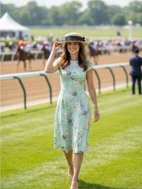 Derby Days- Simple Style & Elegance on your head. Title: Ms. Class Act!